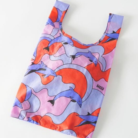 NWOT Standard Baggu - Dolphins (Animal Friends) - Picture 6 of 12